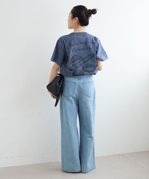 le.coeur blanc(ルクールブラン)の「Regency Works CAT Tシャツ(Tシャツ/カットソー・レディース・ブラック/ネイビー/ホワイト・38)」の13枚目の写真