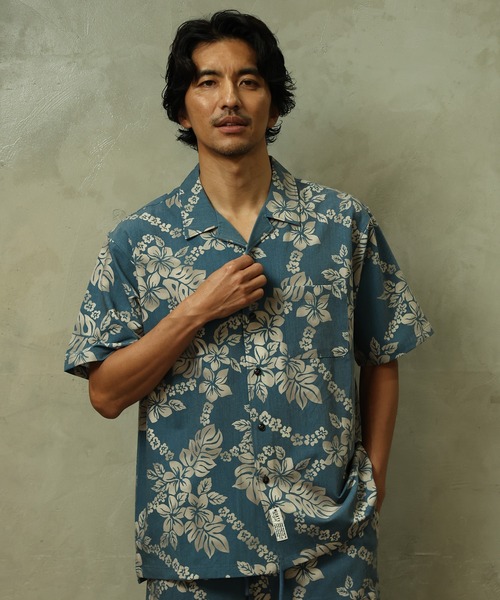 ムラサキスポーツ(ムラサキスポーツ)の「【ムラサキスポーツ限定】Mighty Surf Club/マイティーサーフクラブ 半袖 アロハシャツ セットアップ対応 MT26SS02(シャツ/ブラウス・メンズ・ブラック/ネイビー・M/L/XL)」の11枚目の写真