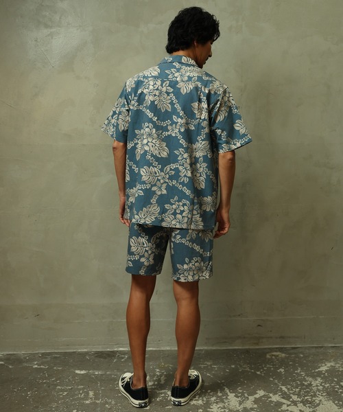 ムラサキスポーツ(ムラサキスポーツ)の「【ムラサキスポーツ限定】Mighty Surf Club/マイティーサーフクラブ 半袖 アロハシャツ セットアップ対応 MT26SS02(シャツ/ブラウス・メンズ・ブラック/ネイビー・M/L/XL)」の21枚目の写真