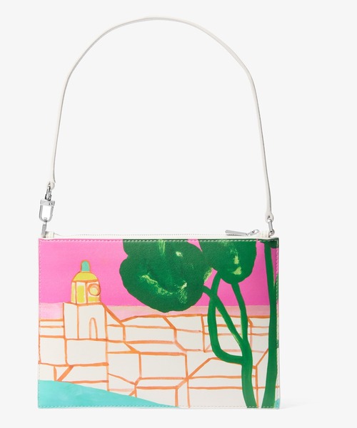 MICHAEL KORS(マイケルコース)の「JET SET コンバーチブル トップジップ リストレット エクストララージ(クラッチバッグ・レディース・ピンク系その他・FREE)」の3枚目の写真