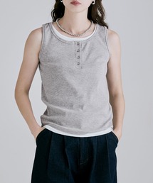 SET ヘンリーネック&ベーシックタンクトップ