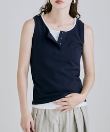 SET ヘンリーネック&ベーシックタンクトップ