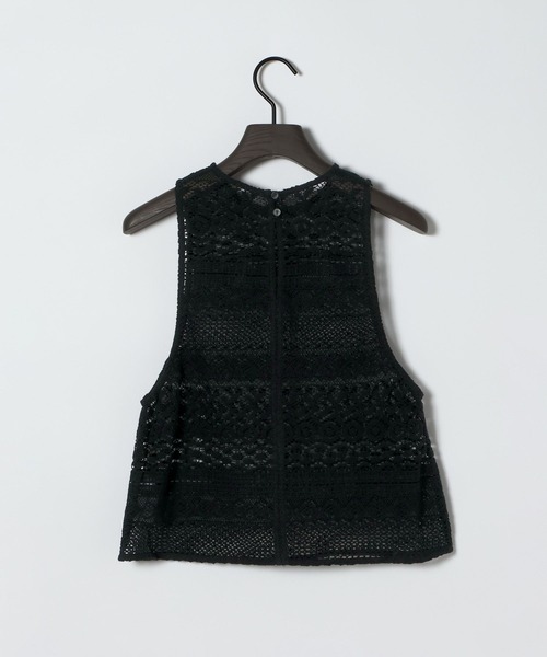 eL(エル)の「【eL】Lace American Sleeve Tank Top/643996(タンクトップ・レディース・ブラック/オフホワイト・FREE)」の20枚目の写真