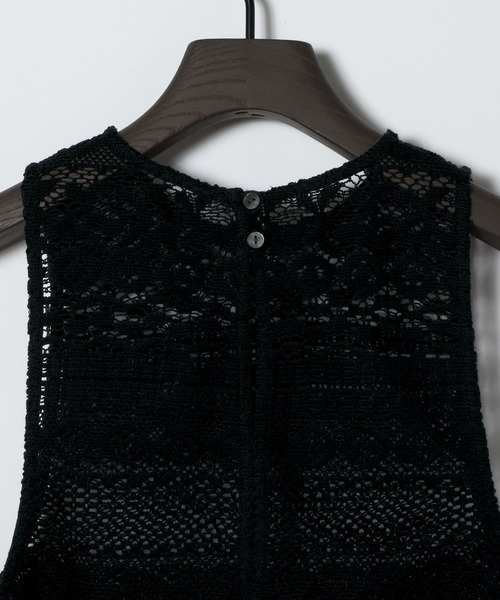 eL(エル)の「【eL】Lace American Sleeve Tank Top/643996(タンクトップ・レディース・ブラック/オフホワイト・FREE)」の21枚目の写真