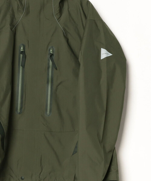 KEY TIMEZ（キータイムズ）の「2.5L hiker rain jacket（Tシャツ/カットソー・メンズ・カーキ・L）」の3枚目の写真