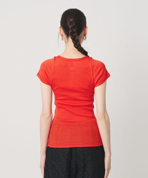 PALM(パーム)の「【別注】<PALM>ヘンリーネック トップス(Tシャツ/カットソー・レディース・ブラック/レッド・FREE)」の13枚目の写真