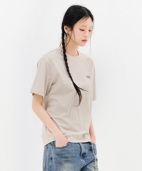 CHASECULT(チェイスカルト)の「共用グラフィティ半袖Tシャツ-FBZU5803C0X(Tシャツ/カットソー・メンズ・ベージュ・90/95/100/105/110)」の4枚目の写真