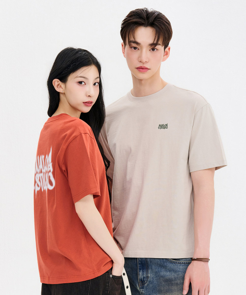 CHASECULT(チェイスカルト)の「共用グラフィティ半袖Tシャツ-FBZU5803C0X(Tシャツ/カットソー・メンズ・ベージュ・90/95/100/105/110)」の5枚目の写真