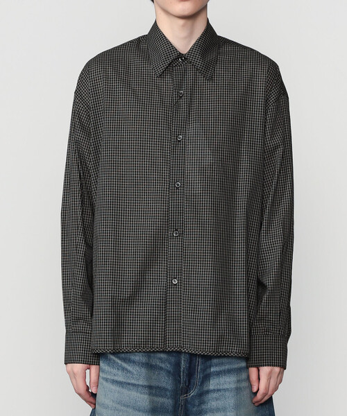 Bshop（ビショップ）の「eunoia | 長袖オーバーサイズシャツ MEN（シャツ/ブラウス・メンズ・ブラック・ONE）」の6枚目の写真