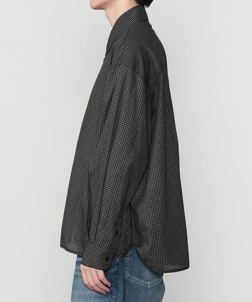 Bshop（ビショップ）の「eunoia | 長袖オーバーサイズシャツ MEN（シャツ/ブラウス・メンズ・ブラック・ONE）」の5枚目の写真