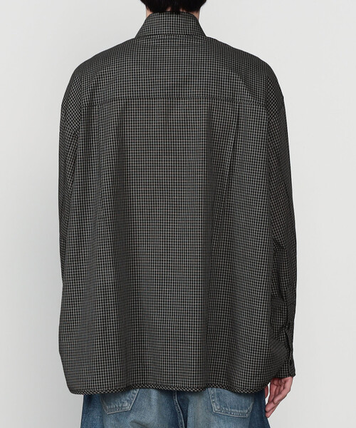 Bshop（ビショップ）の「eunoia | 長袖オーバーサイズシャツ MEN（シャツ/ブラウス・メンズ・ブラック・ONE）」の4枚目の写真