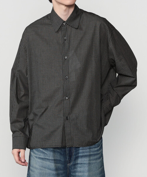 Bshop（ビショップ）の「eunoia | 長袖オーバーサイズシャツ MEN（シャツ/ブラウス・メンズ・ブラック・ONE）」の3枚目の写真
