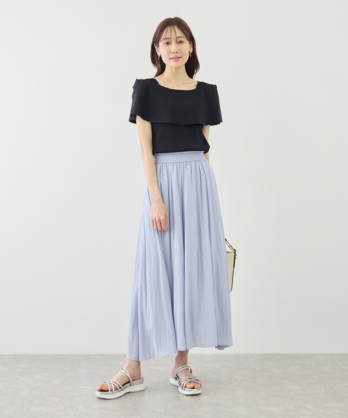 ROPE' PICNIC(ロペピクニック)の「クロスストリングスライド&バックスリングサンダル(サンダル・レディース・シルバー/キナリ/ブラック・L/M)」の21枚目の写真