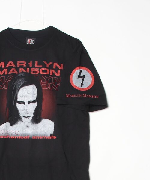 giant Vintage(ジャイアントヴィンテージ)の「【GIANT01】【Giant Vintage/ジャイアント ヴィンテージ】MARILYN MANSON MECHANICAL ANIMALS & BOLT OVERSIZED BOX SILHOUETTE T-SHIRTS(Tシャツ/カットソー・メンズ・ブラック系その他・MEDIUM/LARGE/SMALL)」の11枚目の写真