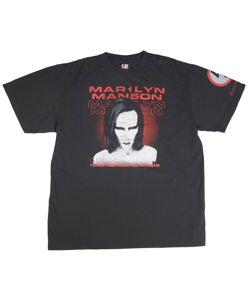 giant Vintage(ジャイアントヴィンテージ)の「【GIANT01】【Giant Vintage/ジャイアント ヴィンテージ】MARILYN MANSON MECHANICAL ANIMALS & BOLT OVERSIZED BOX SILHOUETTE T-SHIRTS(Tシャツ/カットソー・メンズ・ブラック系その他・MEDIUM/LARGE/SMALL)」の2枚目の写真