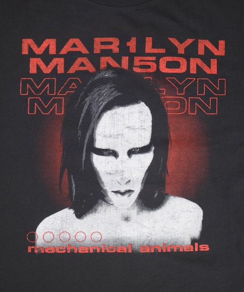 giant Vintage(ジャイアントヴィンテージ)の「【GIANT01】【Giant Vintage/ジャイアント ヴィンテージ】MARILYN MANSON MECHANICAL ANIMALS & BOLT OVERSIZED BOX SILHOUETTE T-SHIRTS(Tシャツ/カットソー・メンズ・ブラック系その他・MEDIUM/LARGE/SMALL)」の5枚目の写真