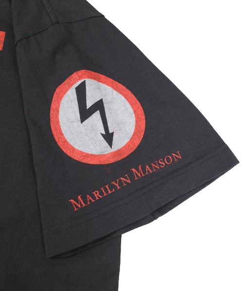 giant Vintage(ジャイアントヴィンテージ)の「【GIANT01】【Giant Vintage/ジャイアント ヴィンテージ】MARILYN MANSON MECHANICAL ANIMALS & BOLT OVERSIZED BOX SILHOUETTE T-SHIRTS(Tシャツ/カットソー・メンズ・ブラック系その他・MEDIUM/LARGE/SMALL)」の8枚目の写真