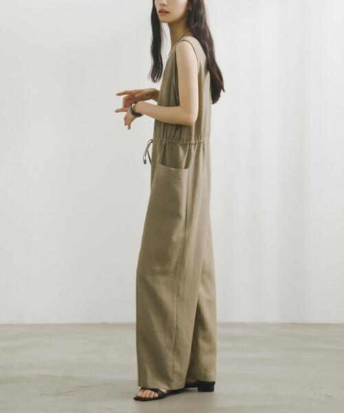 URBAN RESEARCH DOORS（アーバンリサーチドアーズ）の「Melange Mix Salopette（サロペット/オーバーオール・レディース・グリーン系その他・SMALL/MEDIUM）」の4枚目の写真