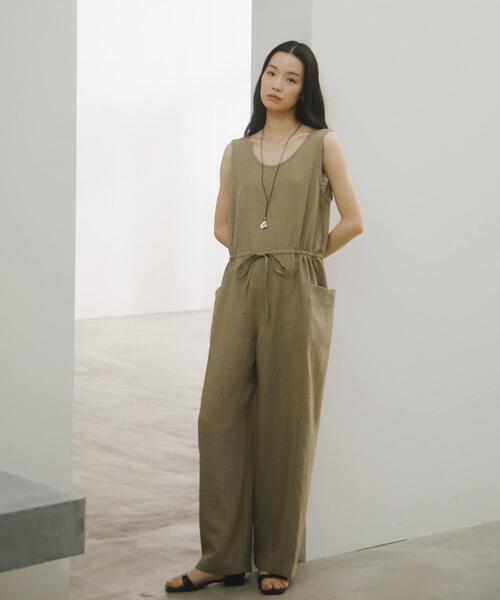 URBAN RESEARCH DOORS（アーバンリサーチドアーズ）の「Melange Mix Salopette（サロペット/オーバーオール・レディース・グリーン系その他・SMALL/MEDIUM）」の5枚目の写真