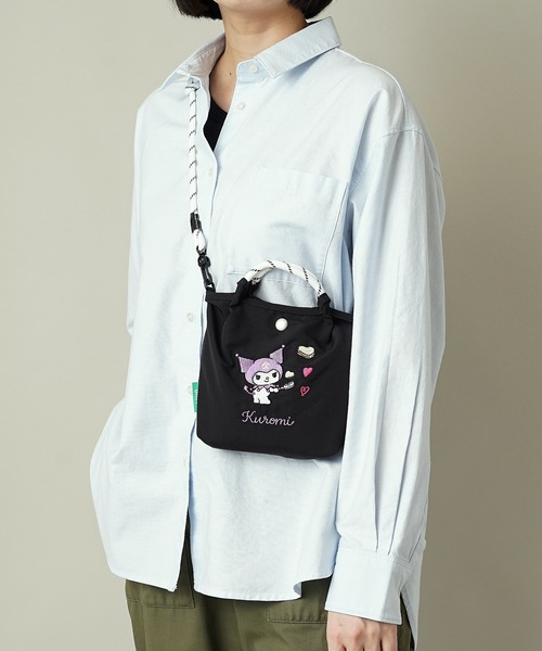 unify(ユニファイ)の「【unify × Sanrio characters(サンリオキャラクターズ) 】軽撥水 ショルダーバッグ スマホ サコッシュ SUPK-03(ショルダーバッグ・レディース・ラベンダー/ネイビー/ライトグレー/ブラック・ONE SIZE)」の18枚目の写真