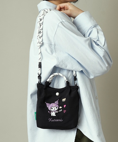 unify(ユニファイ)の「【unify × Sanrio characters(サンリオキャラクターズ) 】軽撥水 ショルダーバッグ スマホ サコッシュ SUPK-03(ショルダーバッグ・レディース・ラベンダー/ネイビー/ライトグレー/ブラック・ONE SIZE)」の16枚目の写真
