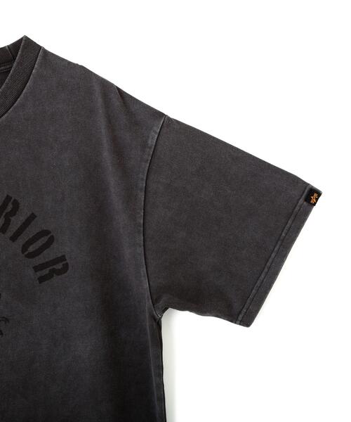 Alpha Industries(アルファインダストリーズ)の「【日本限定】Alpha Industries/アルファ インダストリーズ/SKY WARRIOR T-SHIRT/スカイウォーリアTシャツ(Tシャツ/カットソー・メンズ・ゴールド/チャコール/ホワイト系2・S/L/2XL/M/XL)」の10枚目の写真