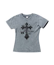 ホーリークロス ウォッシュドスリムフィット半袖Tシャツ