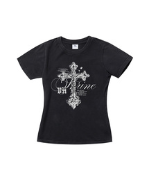 ホーリークロス ウォッシュドスリムフィット半袖Tシャツ