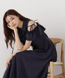 PROPORTION BODY DRESSING | <E>フリルシャツワンピース / 1216247600(ワンピース)