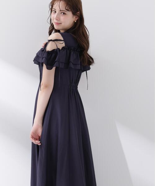 PROPORTION BODY DRESSING(プロポーションボディドレッシング)の「<E>フリルシャツワンピース / 1216247600(ワンピース・レディース・ネイビー/ブルー・P/S/MEDIUM)」の18枚目の写真
