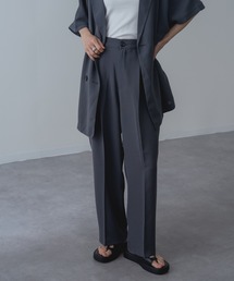refinedworks | 【refinedworks】セットアップ 対応◎ サイドライン センタープレス パンツ(その他パンツ)