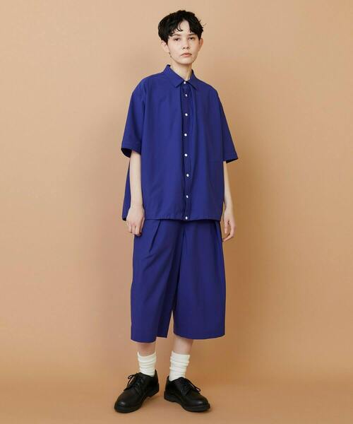 FRAPBOIS(フラボア)の「ゼロフィール シャツ(シャツ/ブラウス・レディース・ブラック/ブルー・1/2)」の16枚目の写真