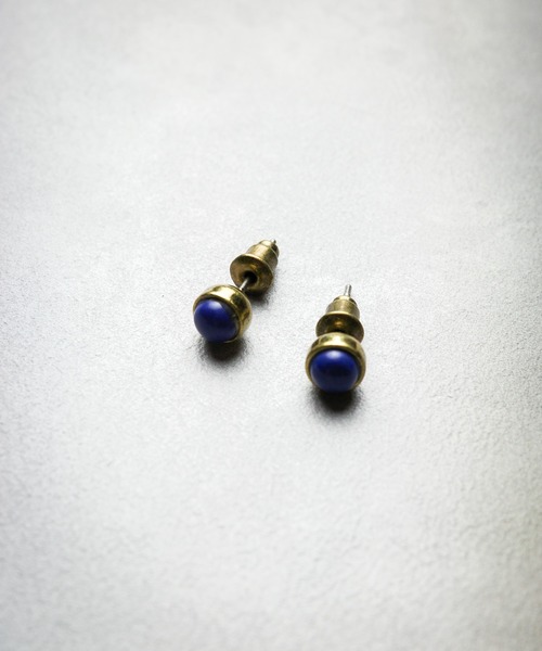 Mag.（マグ）の「【天然石サークルピアス】（ピアス（両耳用）・メンズ・ブラウン系その他/パープル系その他/レッド系その他/ブルー系その他/ローズ/ブラック系その他/ホワイト系その他/ローズ系・FREE）」の4枚目の写真