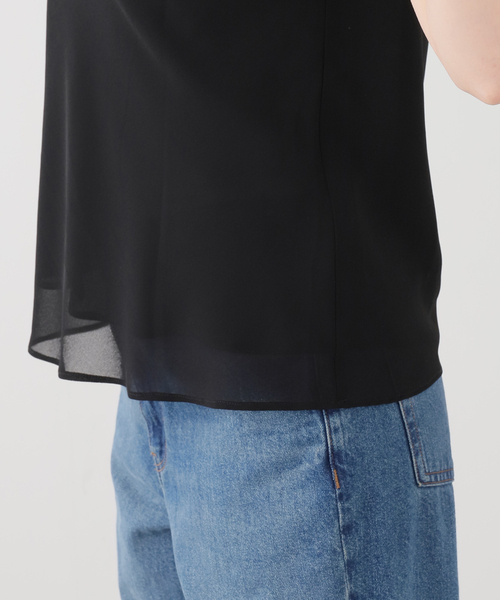 Deuxieme Classe（ドゥーズィエムクラス）の「【BY SLOAN/バイ スローン】Georgette Knot Twist Top（シャツ/ブラウス・レディース・ブラック・FREE）」の11枚目の写真
