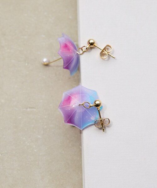 ear PAPILLONNER（イアパピヨネ）の「《WEB限定》)踊るアンブレラピアス（ピアス（両耳用）・レディース・バイオレット/レモンイエロー/ブルー系その他・FREE）」の13枚目の写真