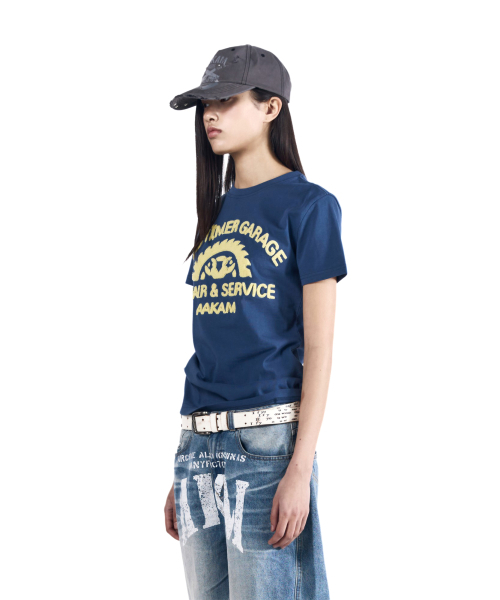 AAKAM(アーカム)の「Repair Service Boucle Half Top (Navy)(Tシャツ/カットソー・レディース・その他・1/3/2)」の5枚目の写真