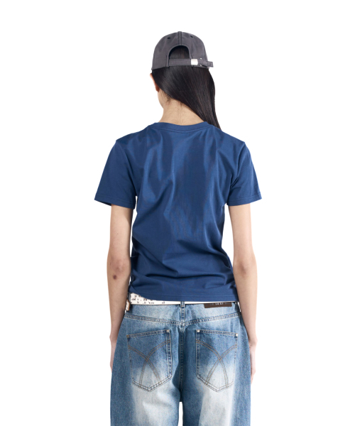 AAKAM(アーカム)の「Repair Service Boucle Half Top (Navy)(Tシャツ/カットソー・レディース・その他・1/3/2)」の6枚目の写真