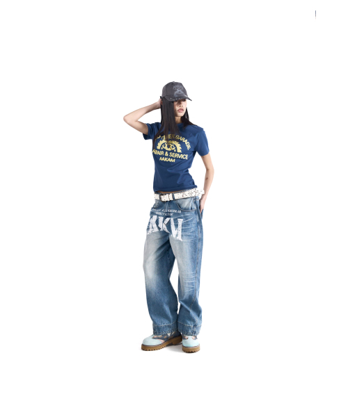 AAKAM(アーカム)の「Repair Service Boucle Half Top (Navy)(Tシャツ/カットソー・レディース・その他・1/3/2)」の9枚目の写真