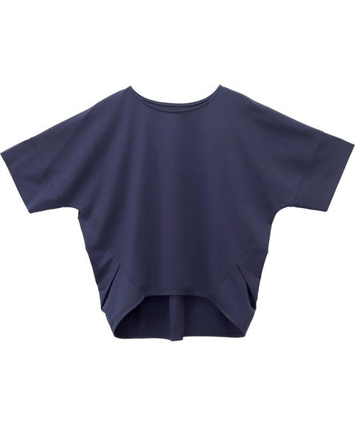 Aletta vita（アレッタビータ）の「接触冷感シルケットタック使いドルマンプルオーバー（Tシャツ/カットソー・レディース・ネイビー/グレイッシュベージュ/ブラック・M）」の8枚目の写真