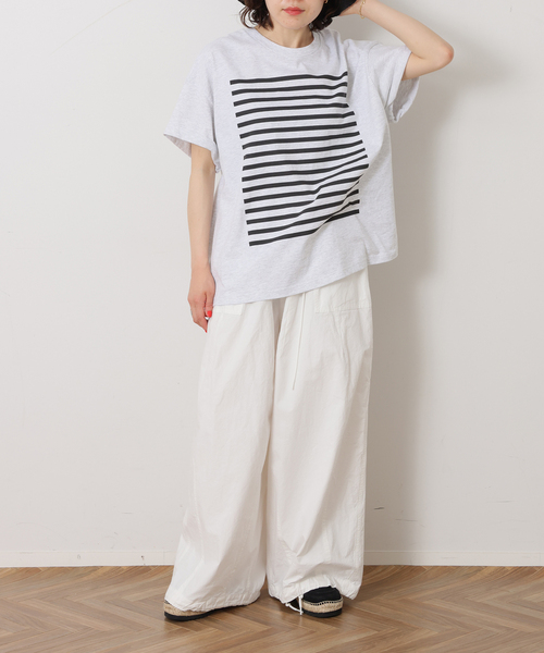 JOURNAL STANDARD LUXE(ジャーナルスタンダード ラックス)の「バフワッシャー ベイカーパンツ(その他パンツ・レディース・カーキ/ホワイト・SMALL/MEDIUM)」の5枚目の写真