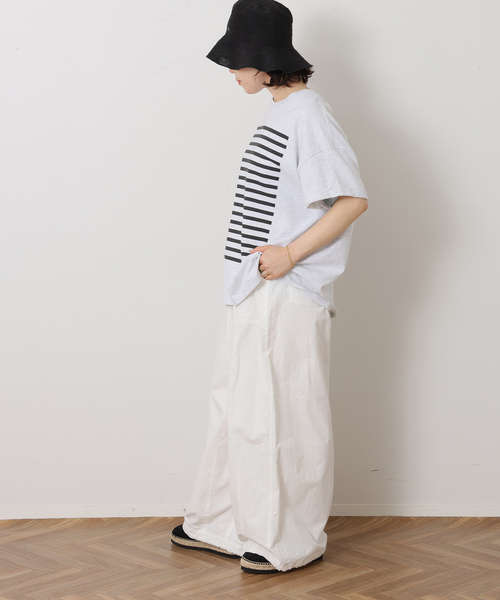 JOURNAL STANDARD LUXE(ジャーナルスタンダード ラックス)の「バフワッシャー ベイカーパンツ(その他パンツ・レディース・カーキ/ホワイト・SMALL/MEDIUM)」の6枚目の写真