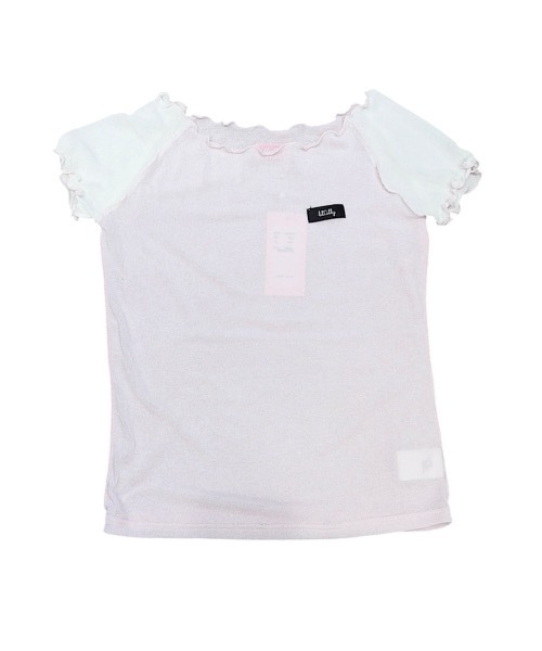 lilLilly(リルリリー)の「シアーラグランTシャツ(Tシャツ/カットソー・レディース・ホワイト/ブラック/ピンク・FREE)」の5枚目の写真
