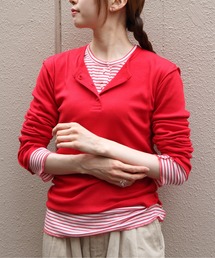 MEYAME/メヤメ ソフトリブヘンリーネック SOFT RIB HENRY NECK MEY-2502