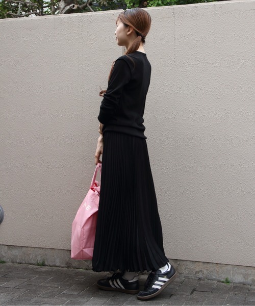 MEYAME(メヤメ)の「MEYAME/メヤメ ソフトリブヘンリーネック SOFT RIB HENRY NECK MEY-2502(Tシャツ/カットソー・レディース・レッド/ブラック/クリーム・FREE)」の12枚目の写真