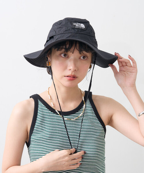 THE NORTH FACE(ザノースフェイス)の「THE NORTH FACE/ザ・ノース・フェイス Horizon Hat ホライズンハット【NN42531】(ハット・レディース・グレー/ブラック/ベージュ・LARGE/MEDIUM)」の5枚目の写真