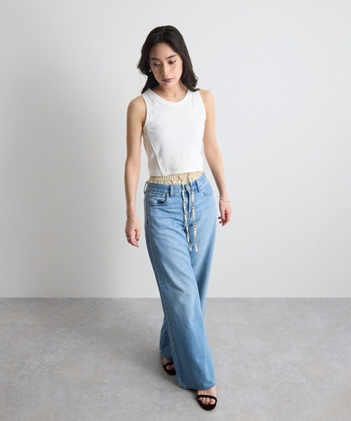 STELLA FISH(ステラフィッシュ)の「【夏フェス】ストライプショートパンツ(その他パンツ・レディース・ブルー/ベージュ・FREE)」の18枚目の写真