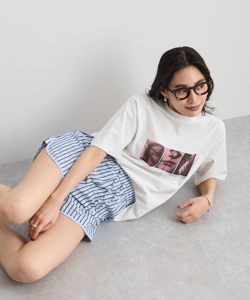 STELLA FISH(ステラフィッシュ)の「【夏フェス】ストライプショートパンツ(その他パンツ・レディース・ブルー/ベージュ・FREE)」の22枚目の写真
