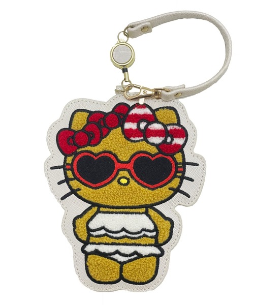 sanrio(サンリオ)の「ハローキティ ダイカット サガラパスケース(パスケース・レディース・ホワイト系その他/アイボリー・FREE)」の2枚目の写真