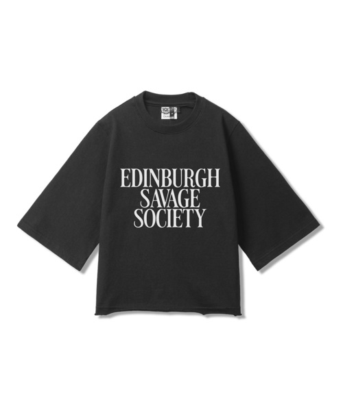 MILK ASH AND DOLLS(ミルク アッシュ アンド ドールズ)の「エディンバラ クロップショートスリーブ - ブラック(Tシャツ/カットソー・レディース・ブラック・SMALL/MEDIUM)」の1枚目の写真