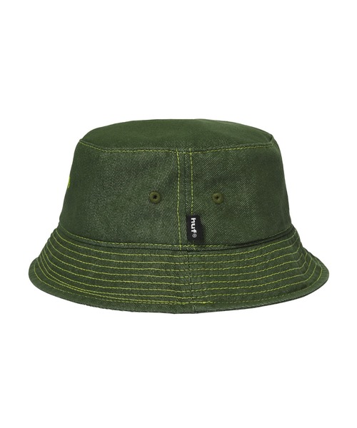 HUF（ハフ）の「CASSEL BUCKET HAT（ハット・メンズ・ブラック系その他/グリーン・S/M/L/XL）」の6枚目の写真